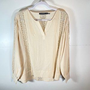 NWT! By Together Ivory Boho Blouse